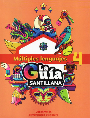 Guía Santillana 4° Pública Kit C/4 Libros + Exámenes 2025-26