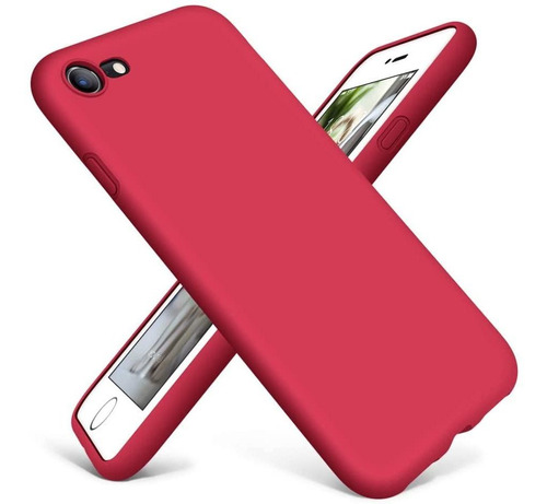 Funda Dtto Para iPhone 7/iPhone 8/iPhone SE 2020 (rojo)