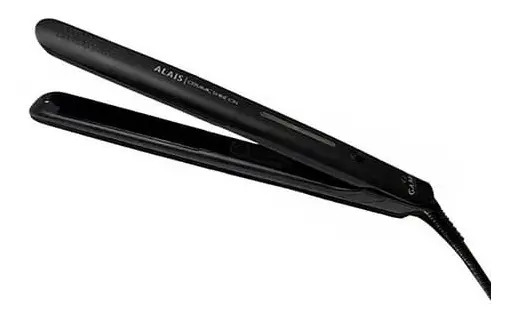Planchita De Pelo Gama Alais Ceramic Shine Ion Color Negro Italy Professional