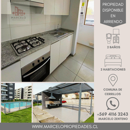 Arriendo Departamento 2d+2b, Comuna De Cerrillos. Codigo #10