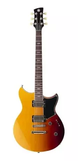 Guitarra elétrica Yamaha Revstar Standard RSS20 de bordo/mogno de câmara 2022 sunset burst poliuretano brilhante com diapasão de pau-rosa