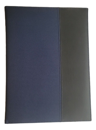 Carpeta Con Block Tamaño A4,24 X 32 Cm Cordura Y Símil Cuero