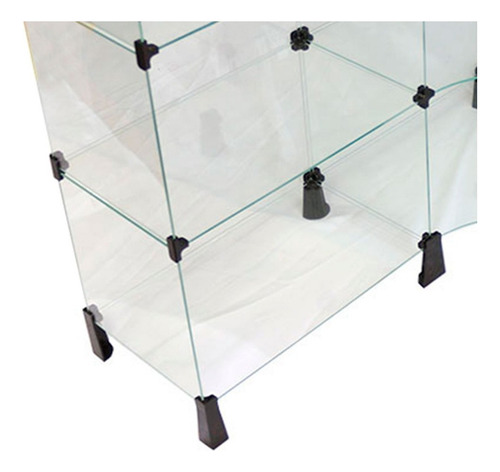 Balcao De Vidro Em L 1,00 X 1,10 X 0,30