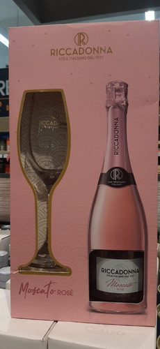 Riccadonna Moscato Rose 750 Ml + 1 Copa