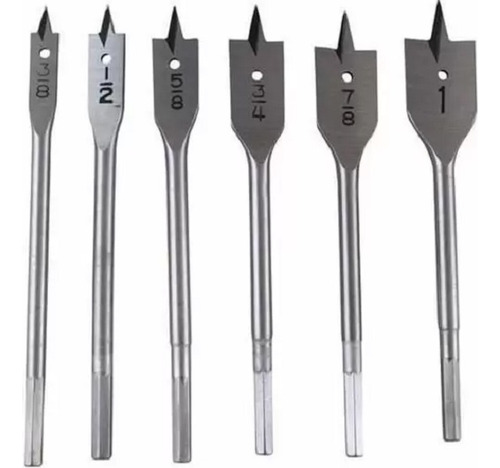 Kit Broca Chata Bcm601 6pcs Uyustools