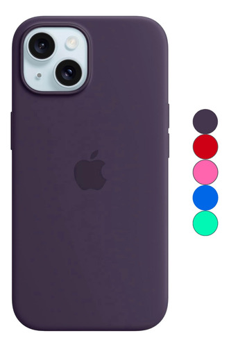 Estuche Protector Case En Silicona Para iPhone 15