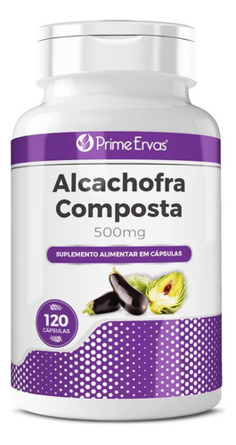 Alcachofra Composta 120 Cápsulas De 500mg