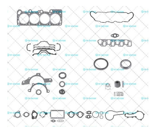 Juntas De Motor Chrysler Spirit Turbo 91 2.5