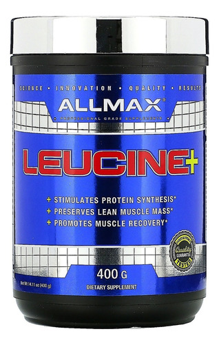 Allmax Leucine+ 400 Gramos Leucina Oferta Sabor Sin Sabor