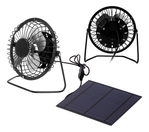 Ventilador Portátil De 5 W, Mini Panel Solar, Refrigeración