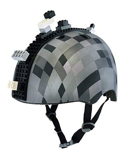 Casco De Bicicleta Infantil - Bloque De 8 Bits.