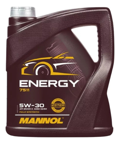 Aceite Mannol Sintético 5w-30 Para Autos, Pickups & Suv X 5l