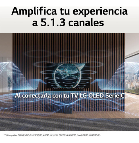 LG Barra De Sonido Sc9s Con Subwoofer 3.1.3 Canales