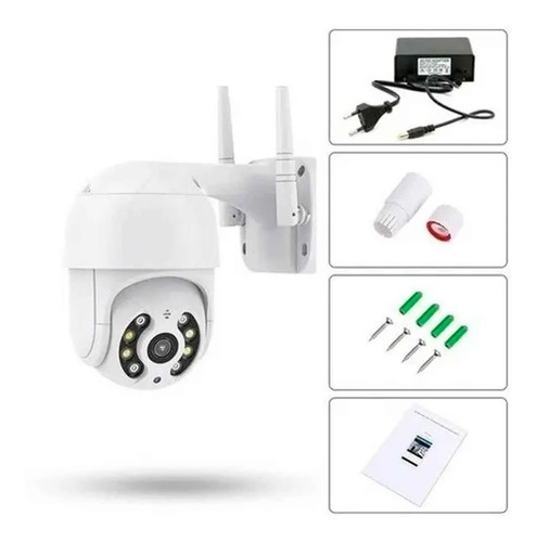 Imagem 4 de 5 de Câmera Ip Icsee Prova D'água Infravermelho Externa Wifi Hd 3
