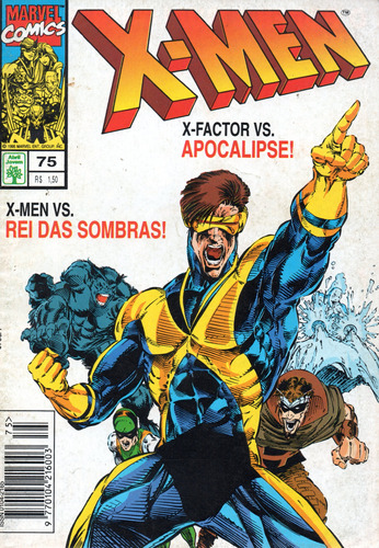 X-men N° 75 - 84 Páginas Em Português - Editora Abril - Formato 13,5 X 19 - Capa Mole - 1995 - Bonellihq Cx01 Fev24