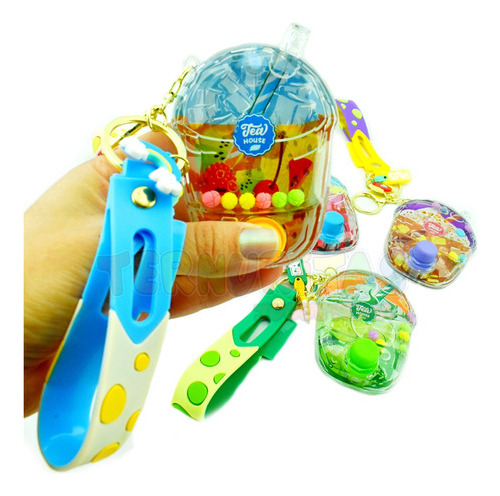 Juego De Agua Llavero Embocar Aros Water Game Fidget Toy 