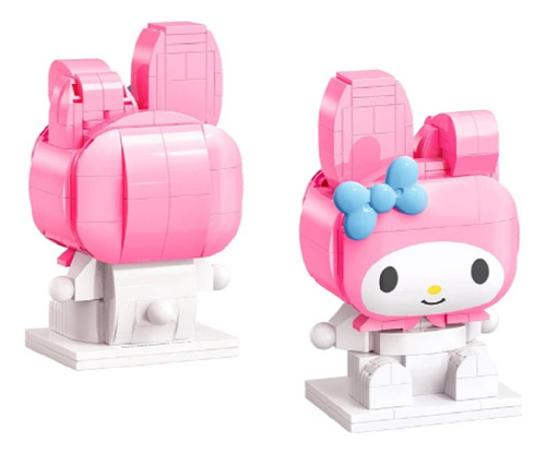 Hello Kitty And Friends, personaje de Keeppley ensamblando bloques, número de piezas 180, versión de personajes de melodía