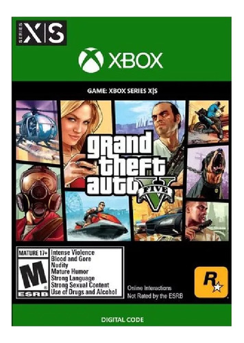 (gta V) Grand Theft Auto V: Xbox Series X|s Codigo (Reacondicionado)