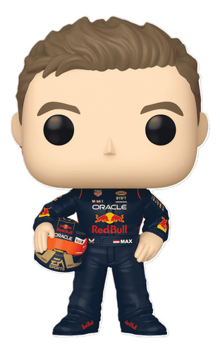 Max Verstappen Con Casco #8 Formula 1 Redbull Funko Pop2023