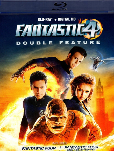 Los 4 Cuatro Fantasticos Double Feature Peliculas Blu-ray