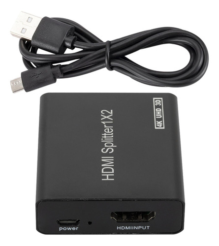 4k Splitter Switch 1x2 3d Uhd Switcher Compatible Con