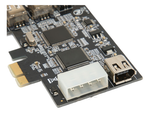 Adaptador De Tarjeta Firewire Riser Pciex1 A Cuatro Puertos