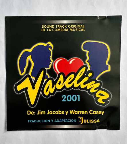 Iran Castillo Chantal Cd Vaselina 2001 Soundtrack Original