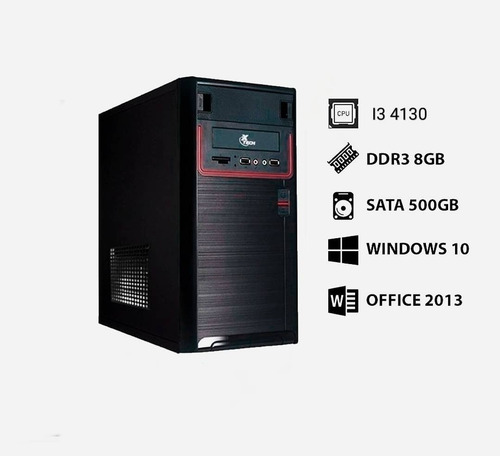 Imagen 2 de 3 de Computadora Cpu Core I3 4ta / 4gb Ram / Hdd 500gb /