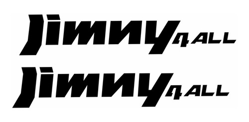 Emblema De Adesivo Suzuki Jimny 4all Par Jmny4a