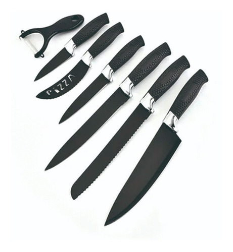 Set Cuchillos 7 Pieza Juegos Cuchillos Cuchillo Asado Cocina