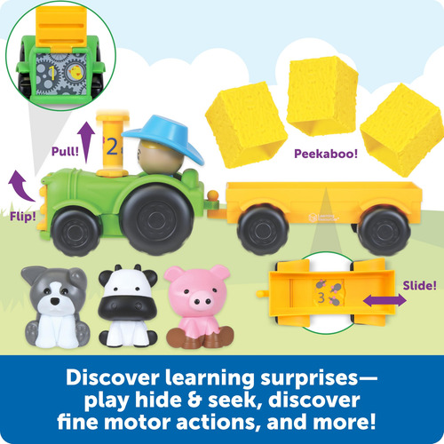 Tractor Peeksville Haul & Seek De Toy Learning Resources