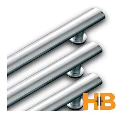 Imagen 2 de 5 de Manijon Limbadi Acero Inoxidable 38mm X 700 Mm Para Puerta.