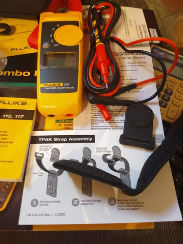 Imagen 6 de 6 de Kit Multimetro Fluke 117 Y Pinza Fluke323