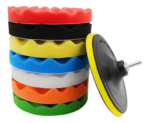 Kit De 10 Pcs Esponja Pulidora Para Auto Para 10cm