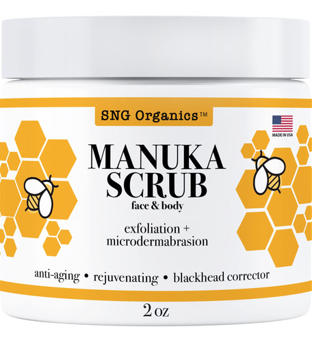 Manuka Honey New Zealand - Exfoliante Facial Para Microderm.