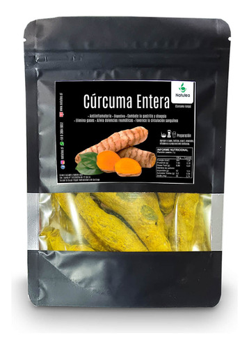 Curcuma Entera 200g | Natutea.