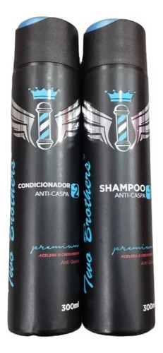 Kit Shampoo E Condicionador 300ml Anti-caspa Two Brothers