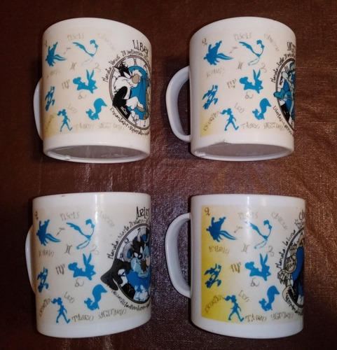 Tazas Looney Tunes Horoscopos Vintage 