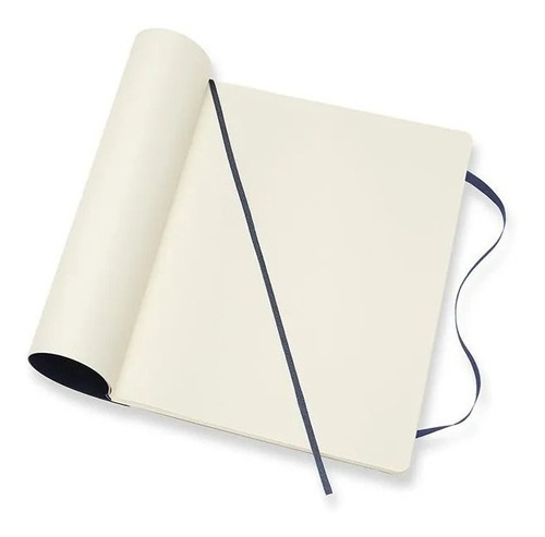 Caderno Moleskine Clássico, Azul, Capa Flex, Sem Pauta, Ex