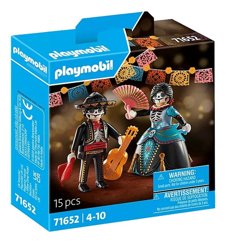 Playmobil Día D Muertos Calavera Catrín Catrina Fiesta 71652