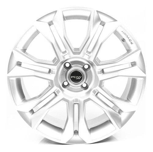 Rodas 18 Esportivas 4x100 Renault Gm Vw Fiat Pdw Cor Prata