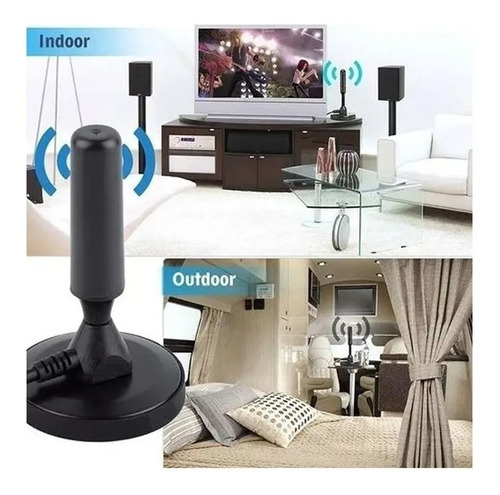 Imagen 2 de 8 de Antena Digital Para Tv Abierta Hd Canales Led O Smart Tv
