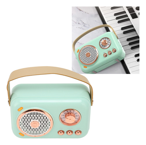 Mini Altavoz Bluetooth, Estéreo Retro, 6 Modos De Sonido, Po