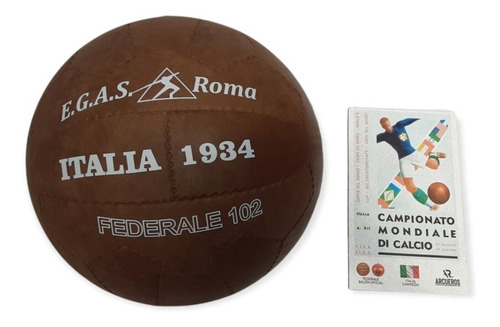 Balón Para Fútbol 11 Mundial Italia 1934