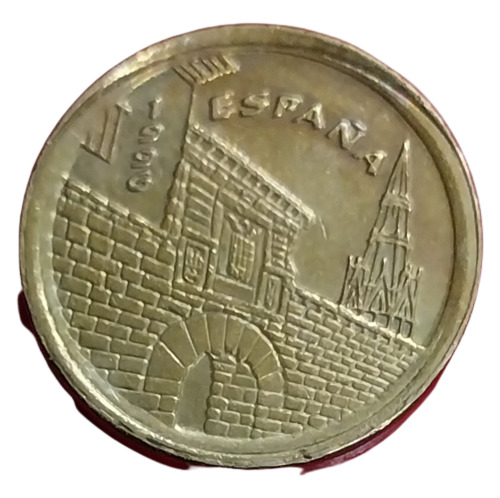 Moeda Espanha 5 Pesetas 1996 Lá Rioja Juan Carlos 1 (13-282) (Usado)