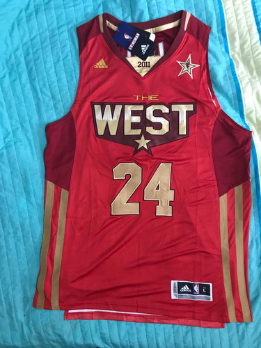 Jersey All-star 2011 Los Ángeles Kobe Bryant Triple Bordado 