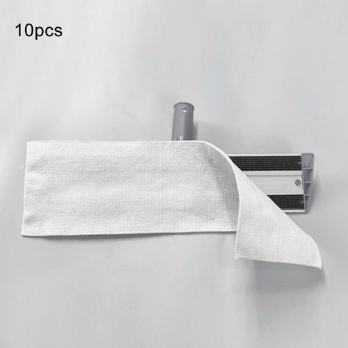 10 Piezas De Almohadillas De Microfibra Para Fregona De
