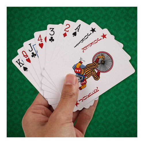 Cartas De Juego Impermeables De Lotfancy, 100% De Plástico,