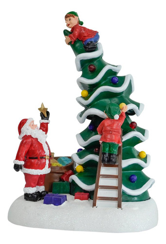 Adorno De Decoración Navideña Con Luz Led, Mini Árbol De