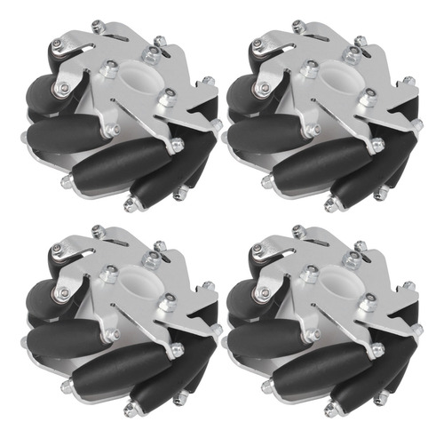 Robot Rc Inteligente De Aluminio Con Rueda Omnidireccional D